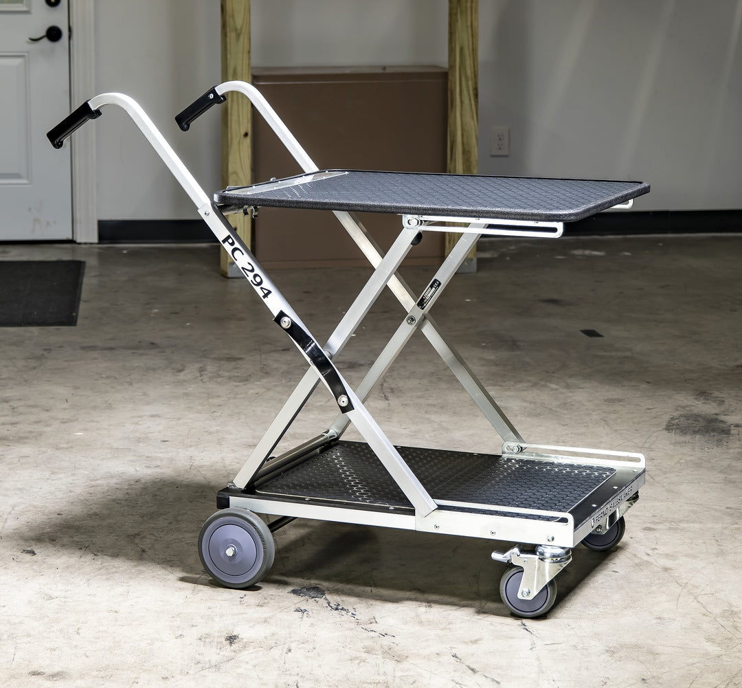Ferno SalesMaker 294PC Cart Two Shelf Professional Folding